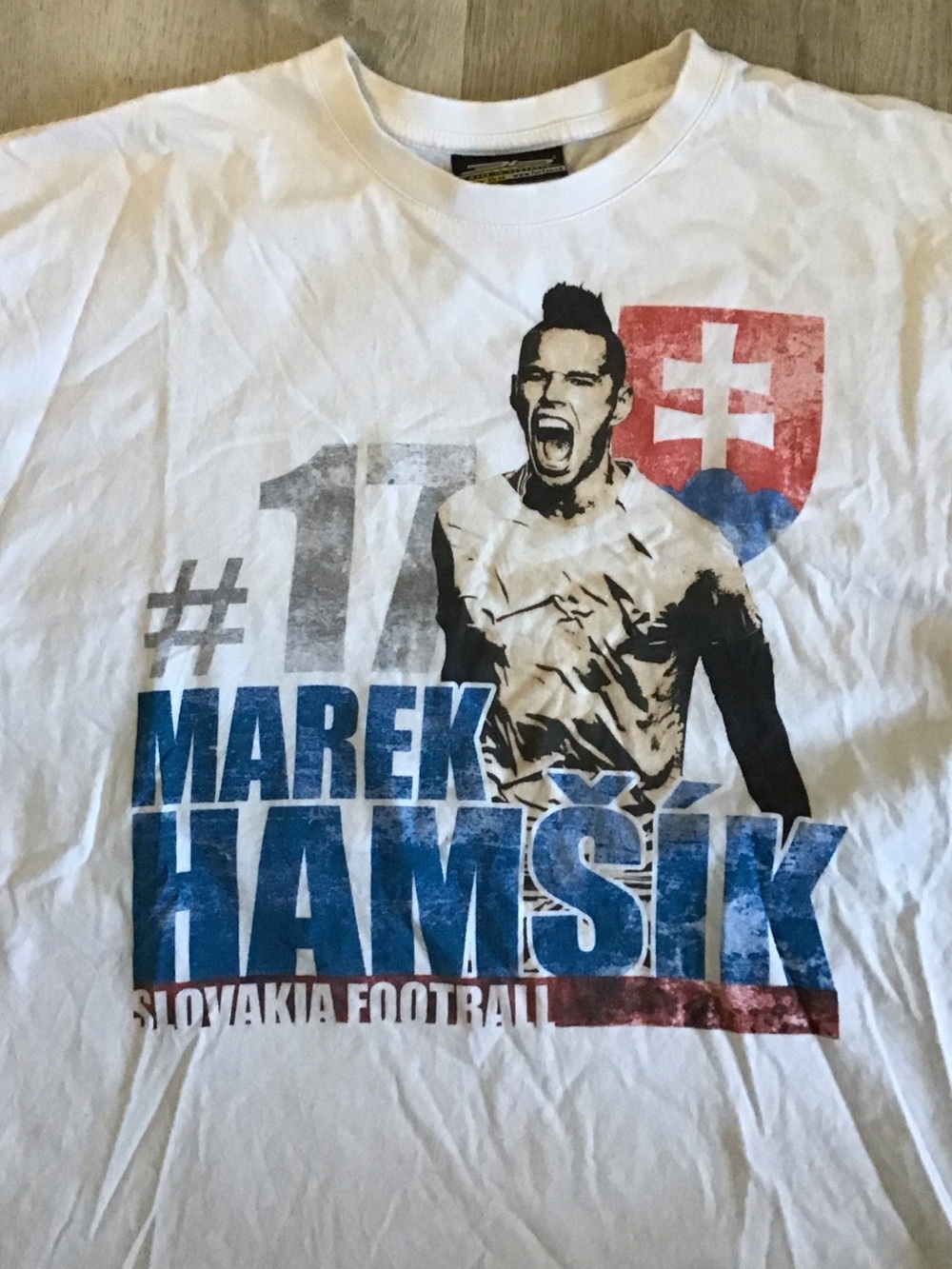 White Graphic Short-Sleeve Tee - Fan Tribute Design